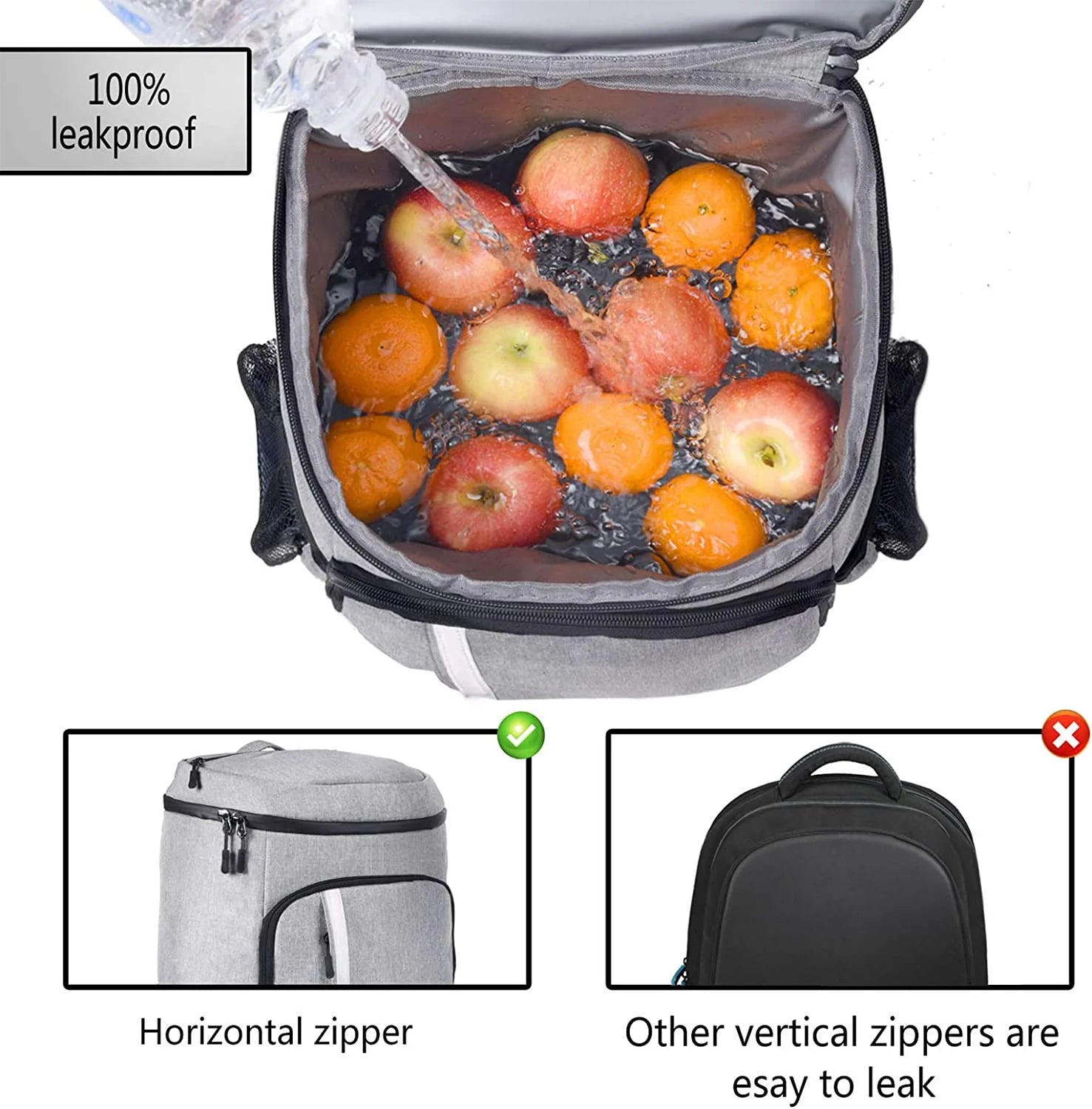 30-Can Leakproof and Waterproof Cooler Backpack | Insulated, Durable Gear for Hiking, Camping & Sailing