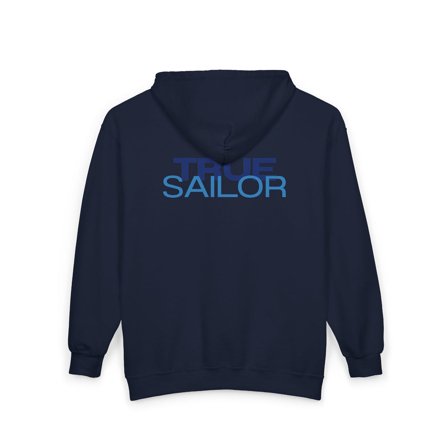 Sailboat Sunset Zip Hoodie — 'True Sailor' Nautical Sailing Jacket