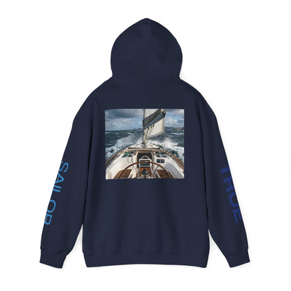 Sailor True Hoodie — Nautical Sailing Graphic Hooded Sweatshirt