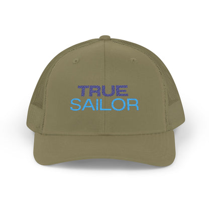 Nautical Snapback Trucker Cap - Sailboat Helm Mesh Hat - Sailing Gift for Men - Ocean Horizon Snapback - Premium Yacht Captain Boating Apparel