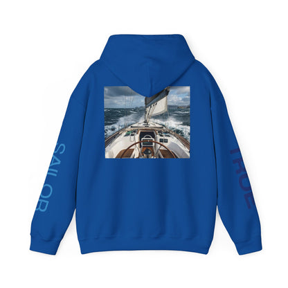 Sailor True Hoodie — Nautical Sailing Graphic Hooded Sweatshirt