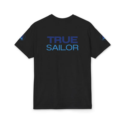 Sailing Sunset T-Shirt | Vintage Yacht Graphic Tee | Nautical Horizon Sailor Gift | Ocean Navigator Apparel | True Sailor Selected Crew