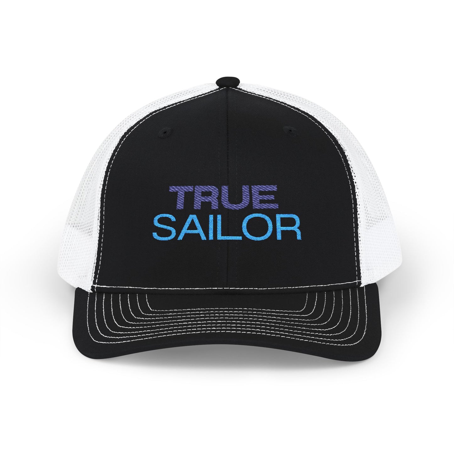 Nautical Snapback Trucker Cap - Sailboat Helm Mesh Hat - Sailing Gift for Men - Ocean Horizon Snapback - Premium Yacht Captain Boating Apparel