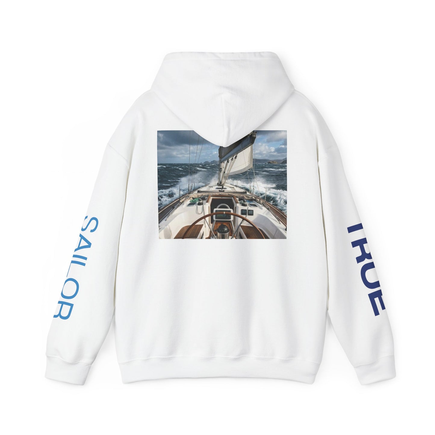 Sailor True Hoodie — Nautical Sailing Graphic Hooded Sweatshirt
