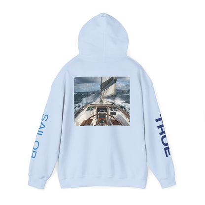 Sailor True Hoodie — Nautical Sailing Graphic Hooded Sweatshirt