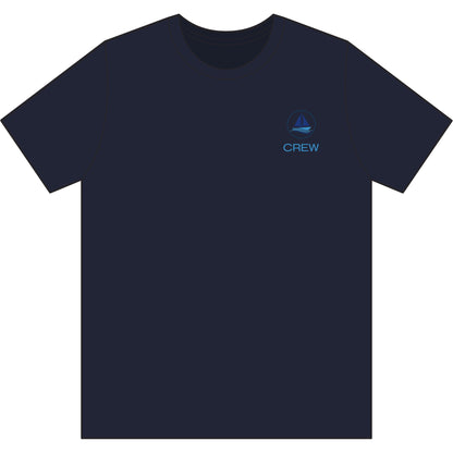 Crew Performance Tee - Nautical Sailboat Athletic Shirt - Sailing Gift for Men/Women - Matching Boat Crew Apparel - Moisture Wicking UV Sun Protection Shirt