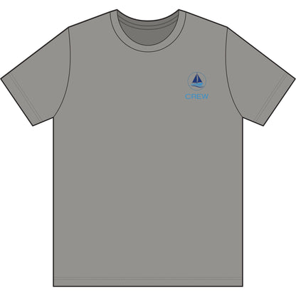 Crew Performance Tee - Nautical Sailboat Athletic Shirt - Sailing Gift for Men/Women - Matching Boat Crew Apparel - Moisture Wicking UV Sun Protection Shirt
