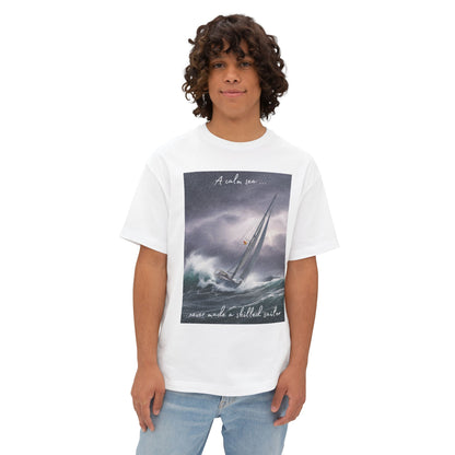 Unisex Nautical T-Shirt - "Skilled Sailor" Graphic Art