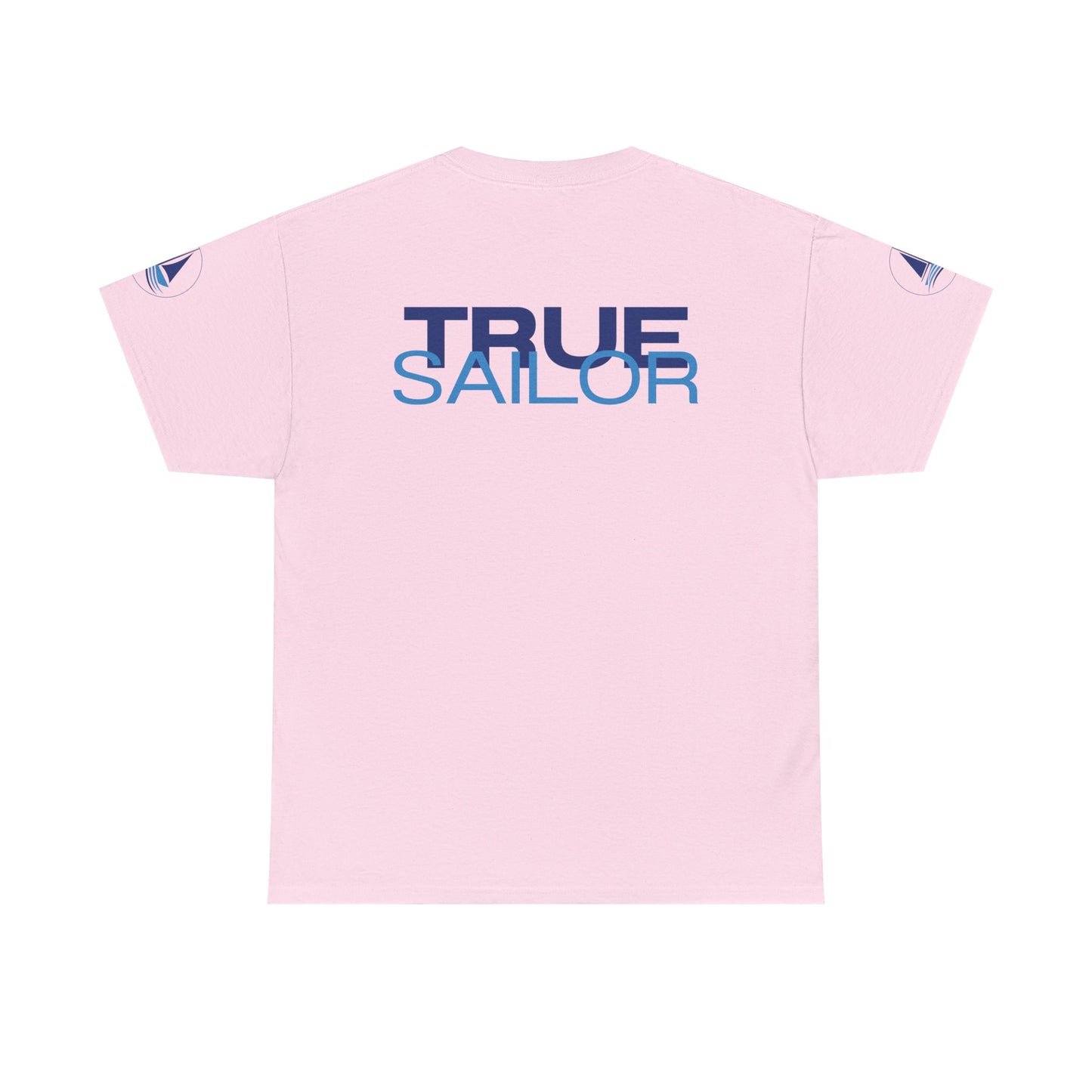 True Sailor Sunset T-Shirt "The Witness of Light" — Sailboat Sunset Graphic Tee with "True Sailor" Back
