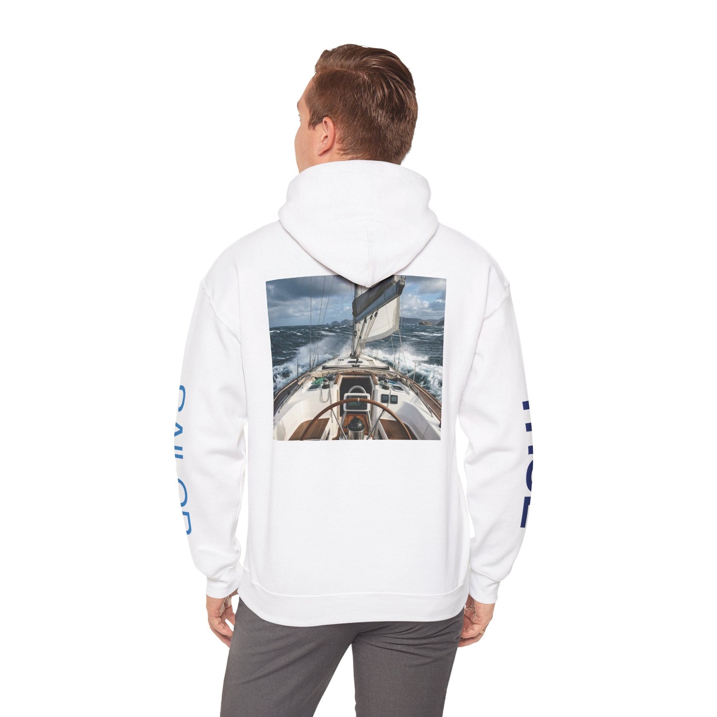 Sailor True Hoodie — Nautical Sailing Graphic Hooded Sweatshirt