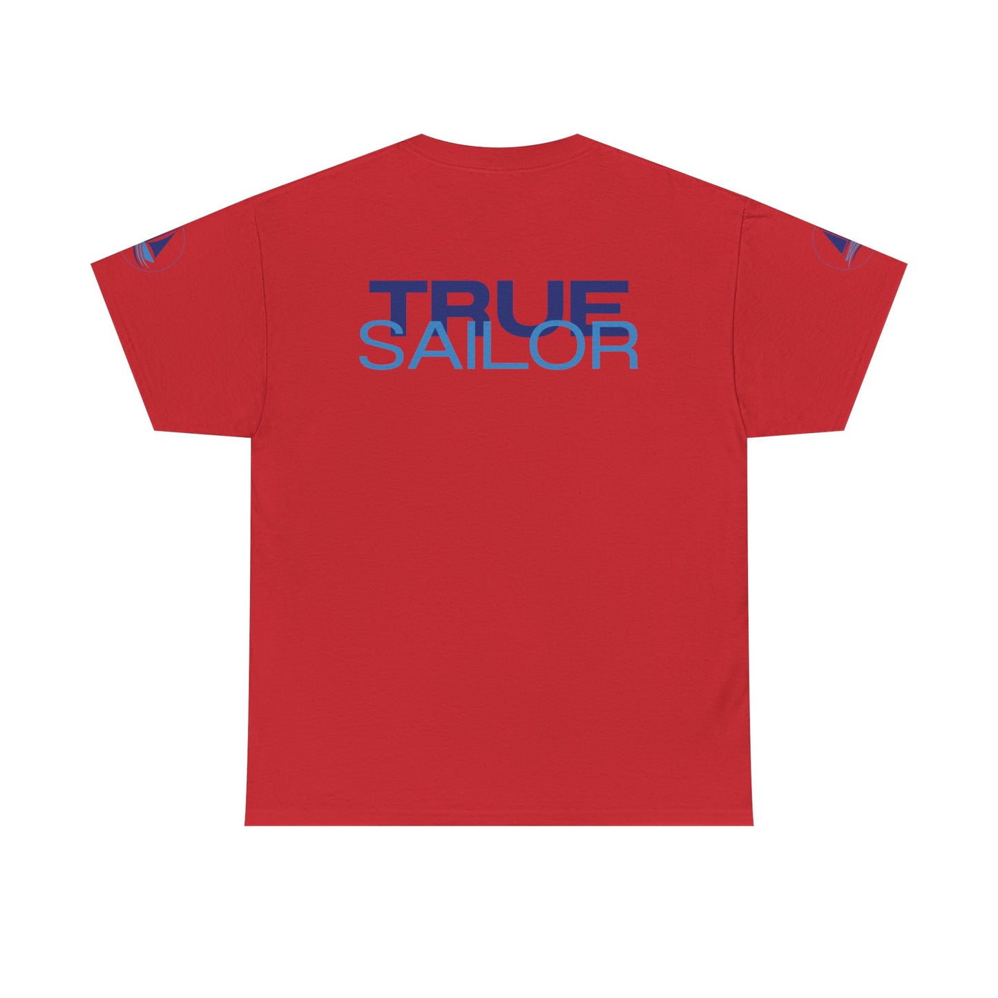 True Sailor Sunset T-Shirt "The Witness of Light" — Sailboat Sunset Graphic Tee with "True Sailor" Back