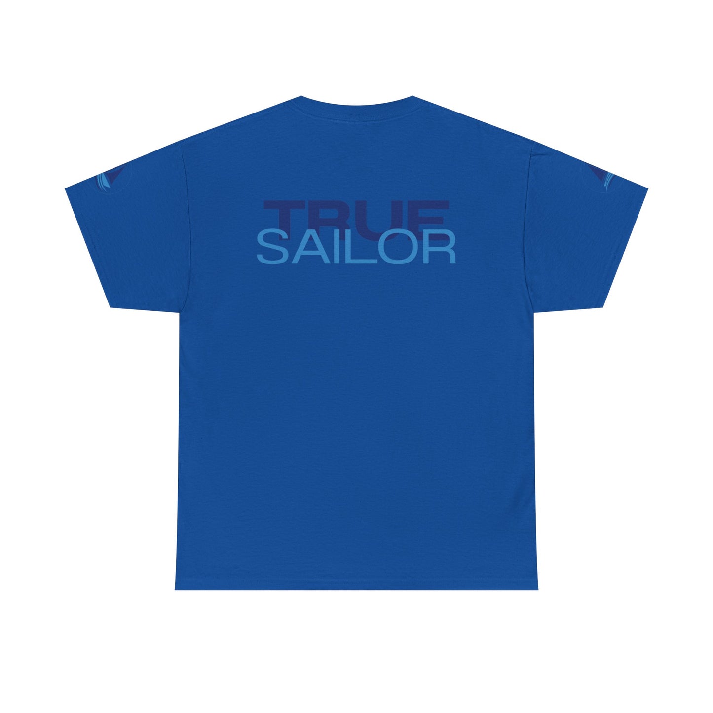 True Sailor Sunset T-Shirt "The Witness of Light" — Sailboat Sunset Graphic Tee with "True Sailor" Back