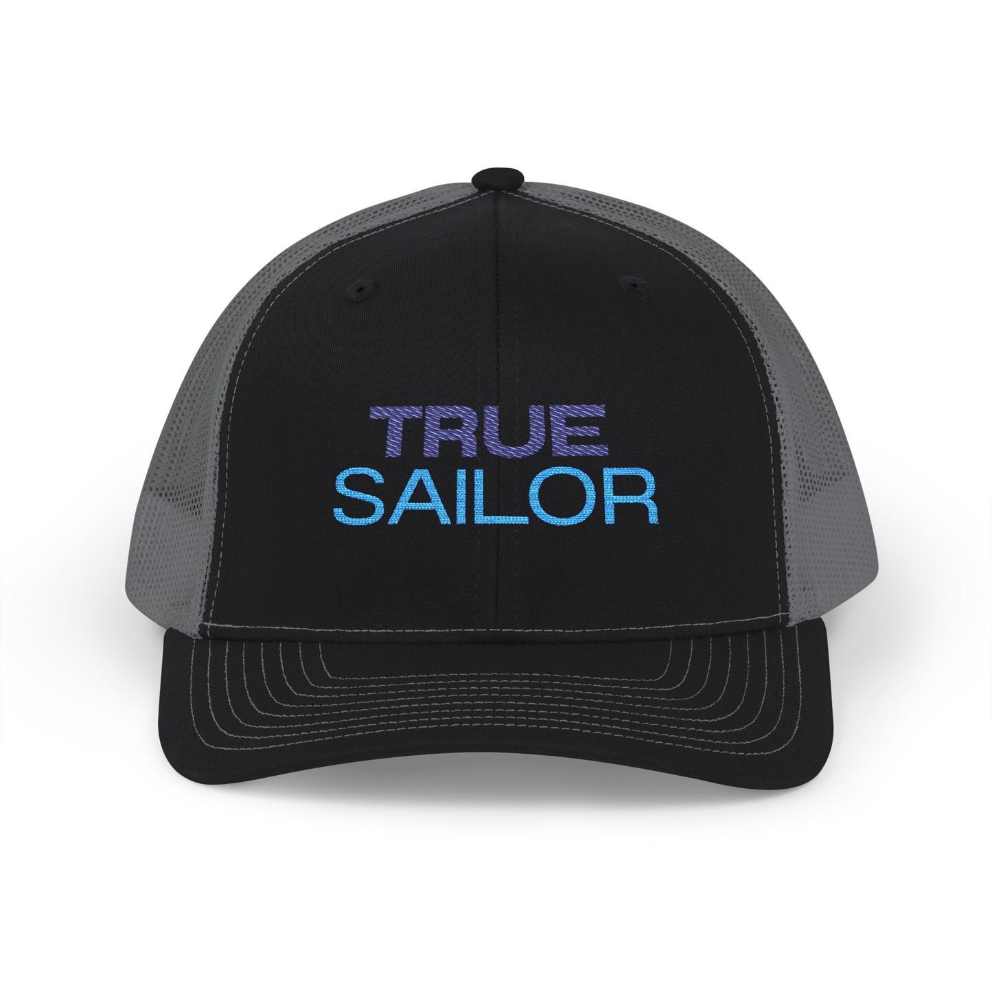 Nautical Snapback Trucker Cap - Sailboat Helm Mesh Hat - Sailing Gift for Men - Ocean Horizon Snapback - Premium Yacht Captain Boating Apparel