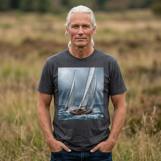 Classic Sailing T-Shirt | Vintage Yacht Graphic Tee | Every Day Good Day for a Sail Shirt | Ocean Navigator Gift | True Sailor Apparel