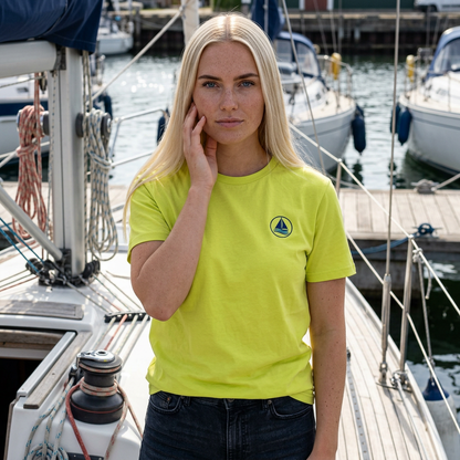 Captain Performance Tee | Nautical Sailboat|Logo Athletic Shirt | Sailing Gift for Men/Women | Moisture Wicking Ocean Apparel | UV Sun Protection Skipper Shirt