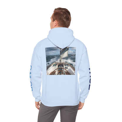 Sailor True Hoodie — Nautical Sailing Graphic Hooded Sweatshirt