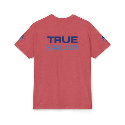 Sailing Sunset T-Shirt | Vintage Yacht Graphic Tee | Nautical Horizon Sailor Gift | Ocean Navigator Apparel | True Sailor Selected Crew