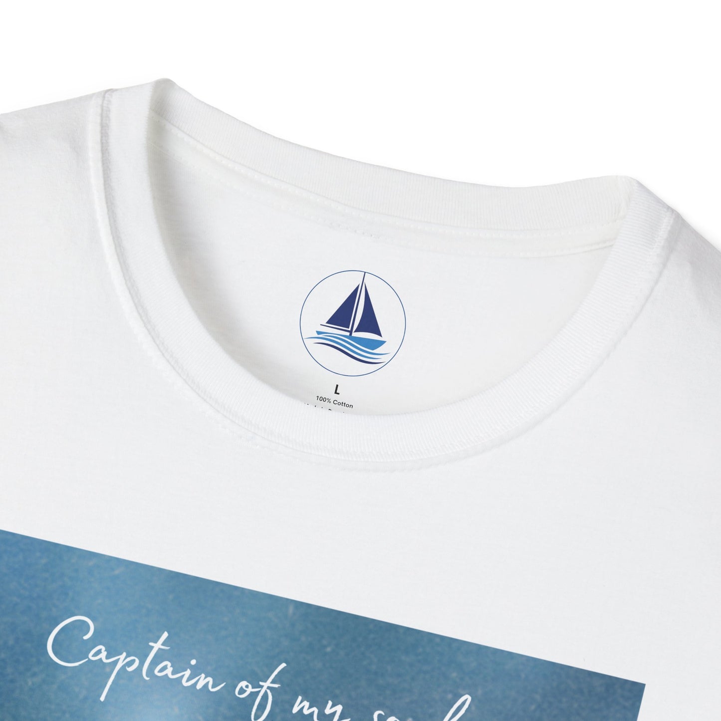 Sailboat Sunset T-Shirt – “Captains of my soul…sailor of my fate” Nautical Graphic Tee