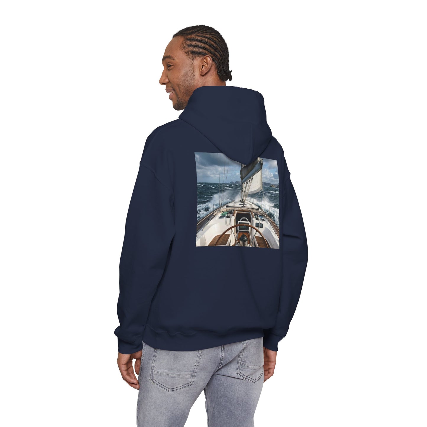 Sailor True Hoodie — Nautical Sailing Graphic Hooded Sweatshirt