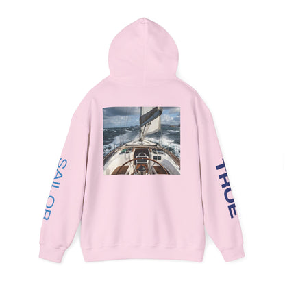 Sailor True Hoodie — Nautical Sailing Graphic Hooded Sweatshirt