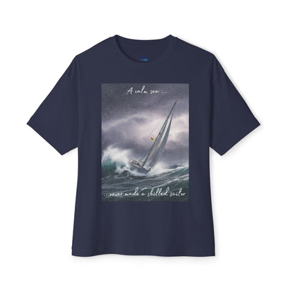 Unisex Nautical T-Shirt - "Skilled Sailor" Graphic Art