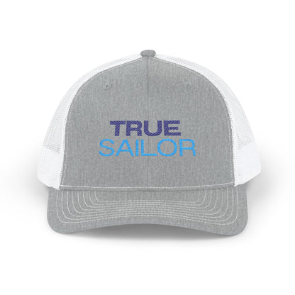Nautical Snapback Trucker Cap - Sailboat Helm Mesh Hat - Sailing Gift for Men - Ocean Horizon Snapback - Premium Yacht Captain Boating Apparel