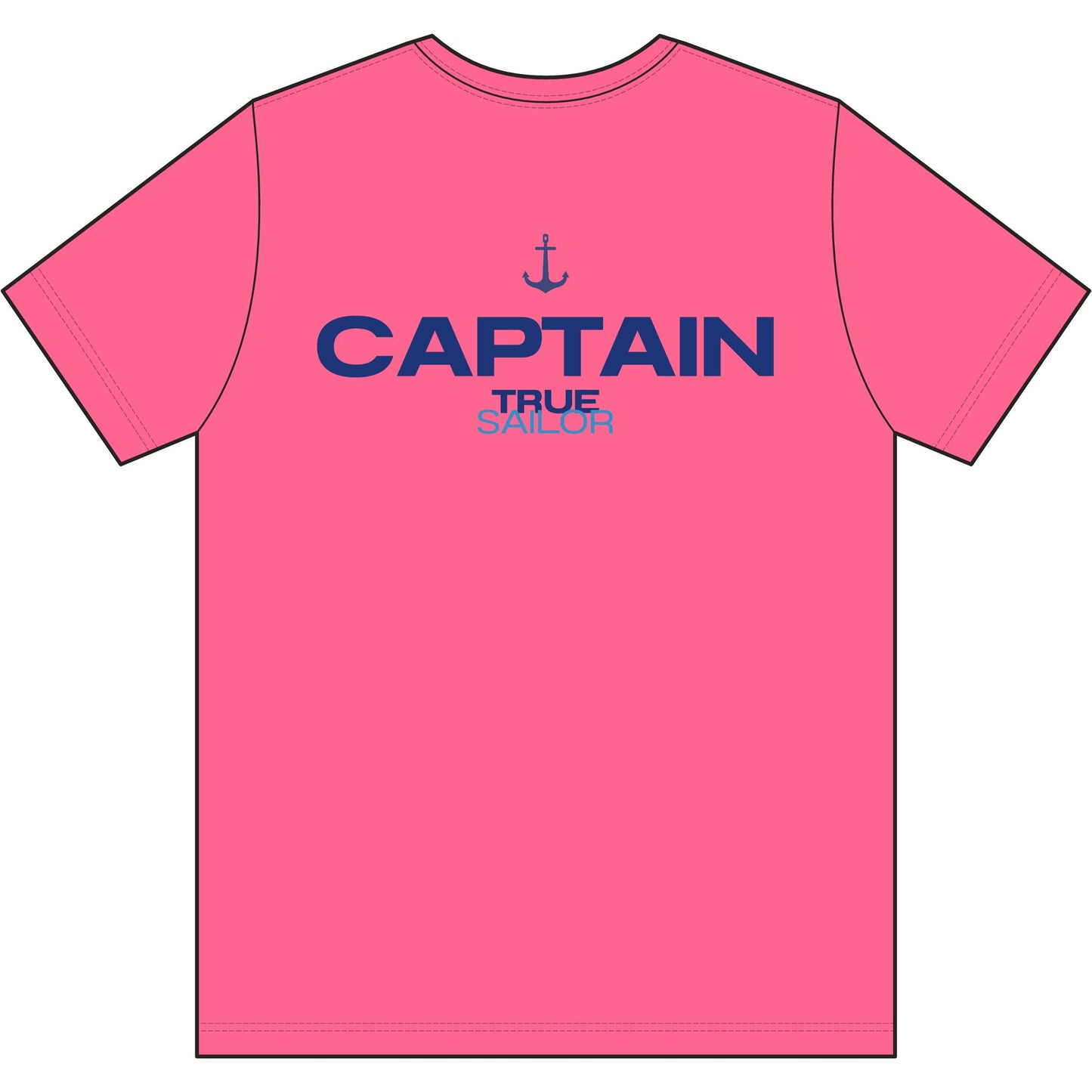Captain Performance Tee | Nautical Sailboat|Logo Athletic Shirt | Sailing Gift for Men/Women | Moisture Wicking Ocean Apparel | UV Sun Protection Skipper Shirt