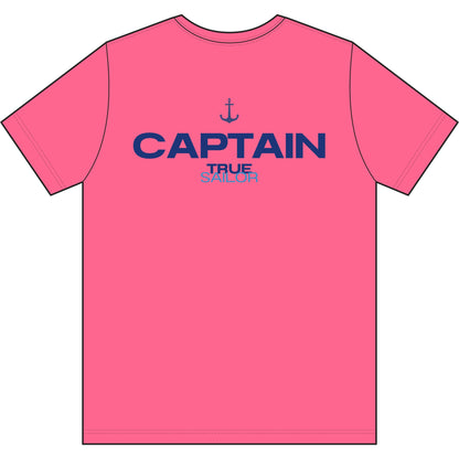 Captain Performance Tee | Nautical Sailboat|Logo Athletic Shirt | Sailing Gift for Men/Women | Moisture Wicking Ocean Apparel | UV Sun Protection Skipper Shirt