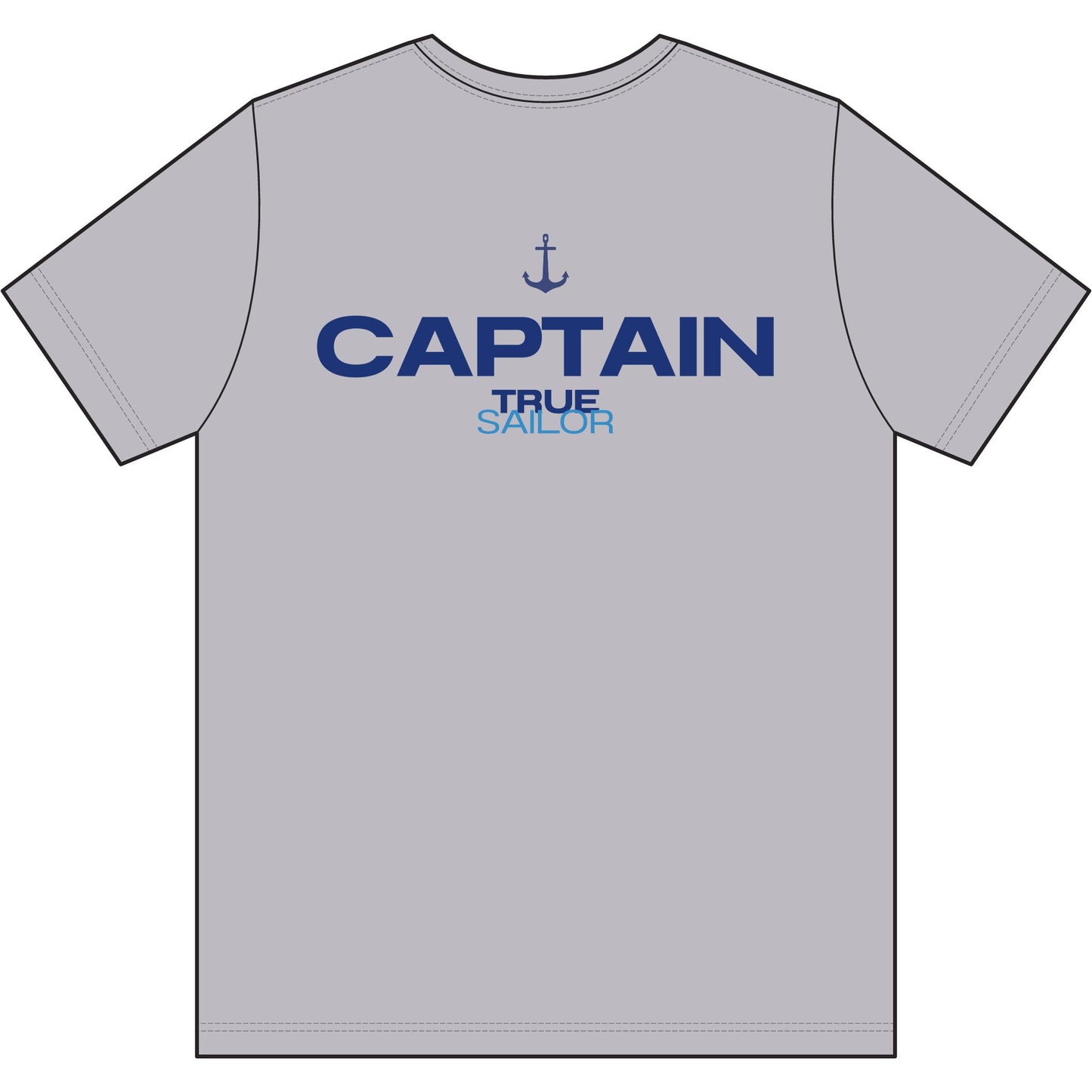 Captain Performance Tee | Nautical Sailboat|Logo Athletic Shirt | Sailing Gift for Men/Women | Moisture Wicking Ocean Apparel | UV Sun Protection Skipper Shirt