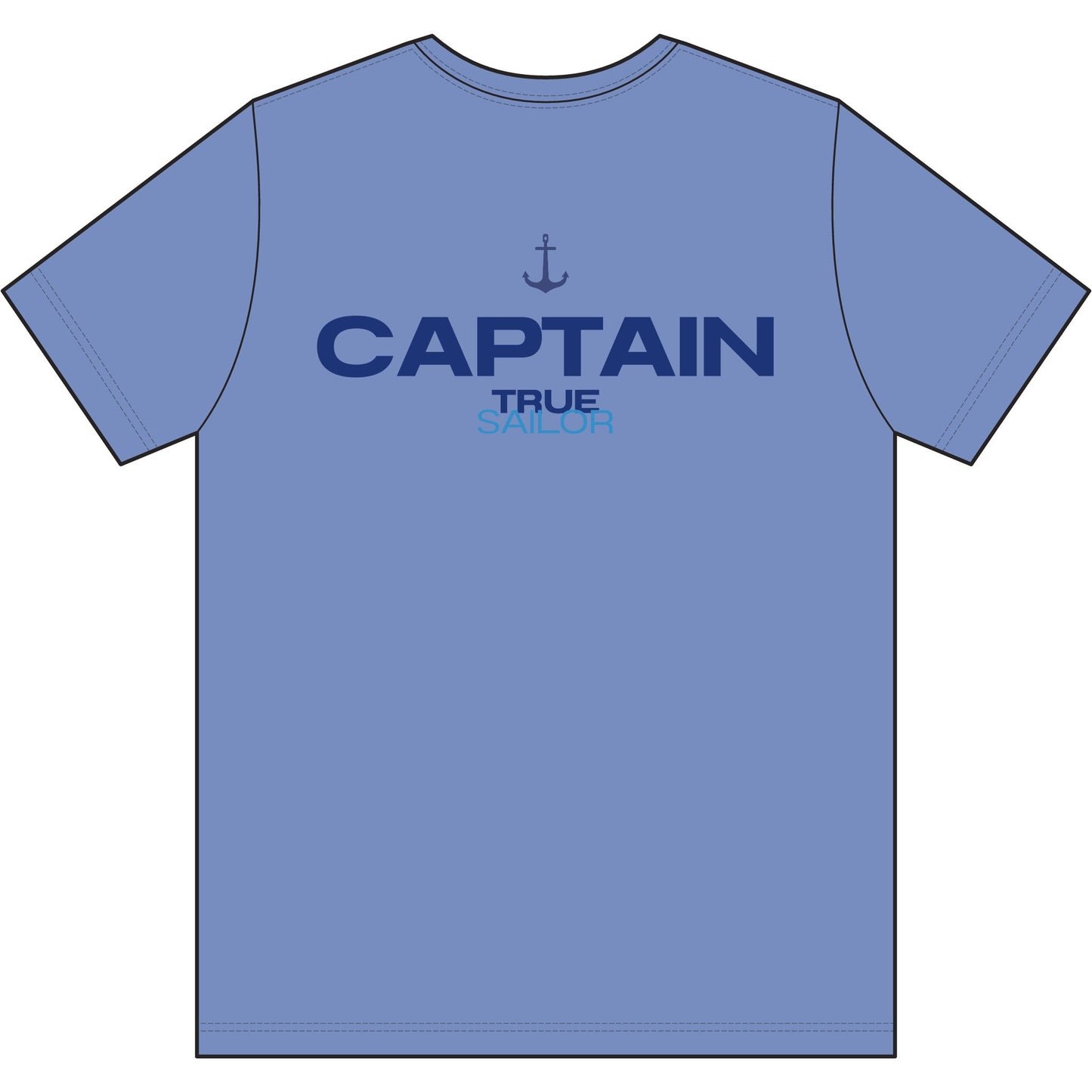 Captain Performance Tee | Nautical Sailboat|Logo Athletic Shirt | Sailing Gift for Men/Women | Moisture Wicking Ocean Apparel | UV Sun Protection Skipper Shirt