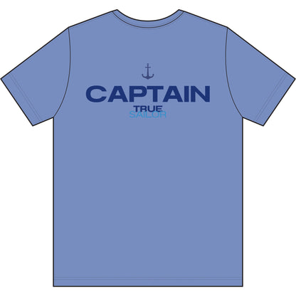 Captain Performance Tee | Nautical Sailboat|Logo Athletic Shirt | Sailing Gift for Men/Women | Moisture Wicking Ocean Apparel | UV Sun Protection Skipper Shirt