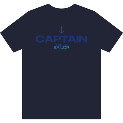 Captain Performance Tee | Nautical Sailboat|Logo Athletic Shirt | Sailing Gift for Men/Women | Moisture Wicking Ocean Apparel | UV Sun Protection Skipper Shirt
