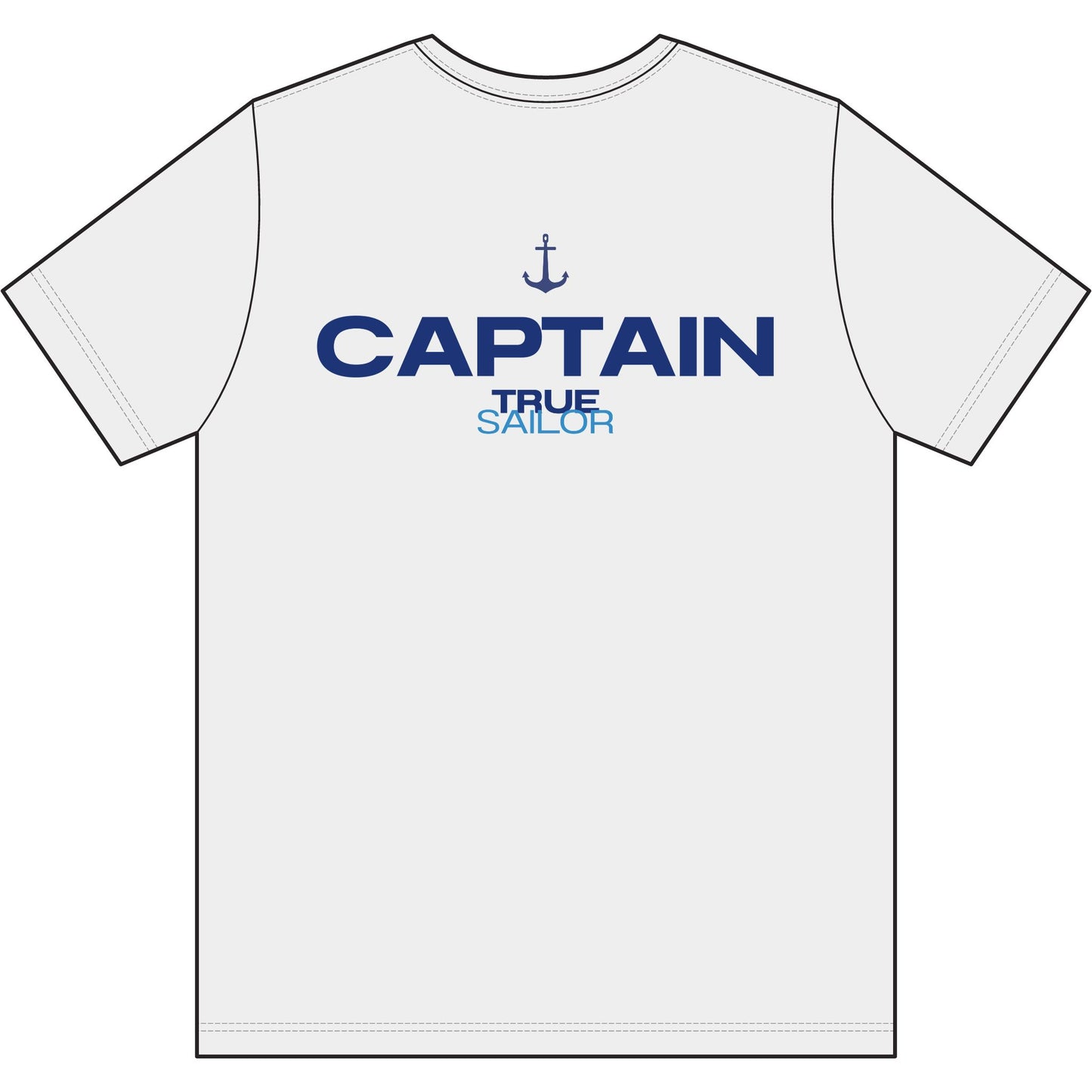 Captain Performance Tee | Nautical Sailboat|Logo Athletic Shirt | Sailing Gift for Men/Women | Moisture Wicking Ocean Apparel | UV Sun Protection Skipper Shirt