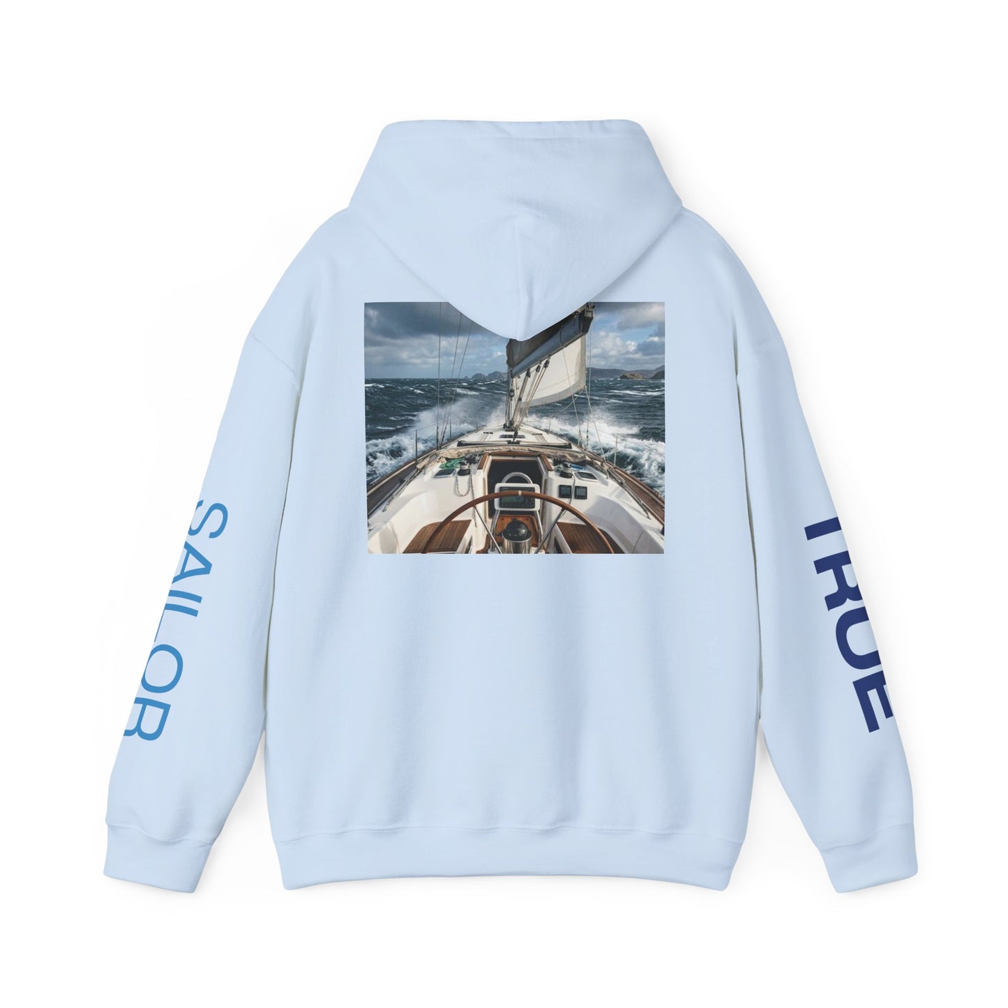 Sailor True Hoodie — Nautical Sailing Graphic Hooded Sweatshirt
