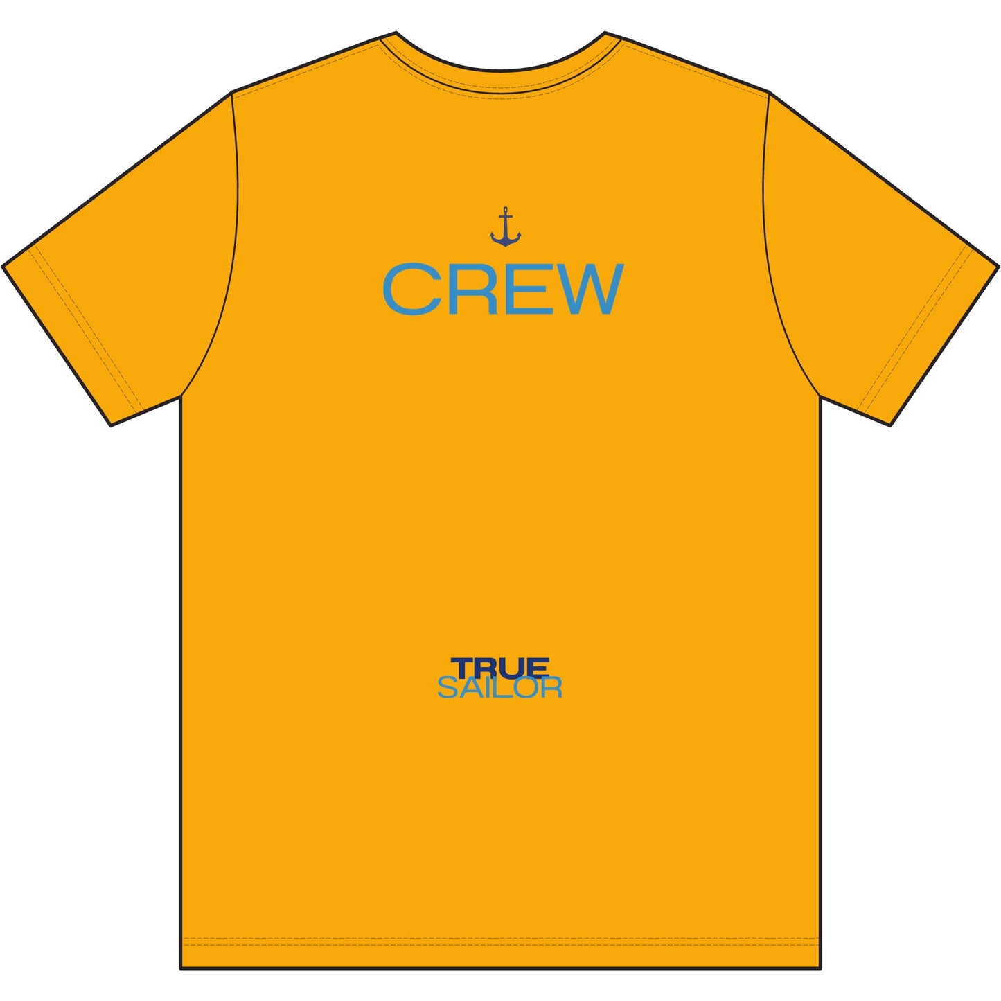 Crew Performance Tee - Nautical Sailboat Athletic Shirt - Sailing Gift for Men/Women - Matching Boat Crew Apparel - Moisture Wicking UV Sun Protection Shirt