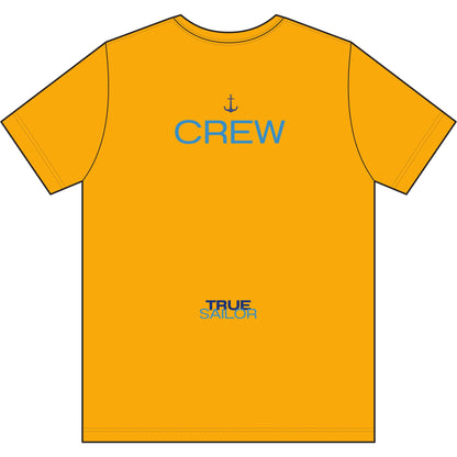Crew Performance Tee - Nautical Sailboat Athletic Shirt - Sailing Gift for Men/Women - Matching Boat Crew Apparel - Moisture Wicking UV Sun Protection Shirt
