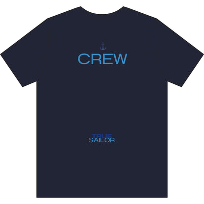 Crew Performance Tee - Nautical Sailboat Athletic Shirt - Sailing Gift for Men/Women - Matching Boat Crew Apparel - Moisture Wicking UV Sun Protection Shirt