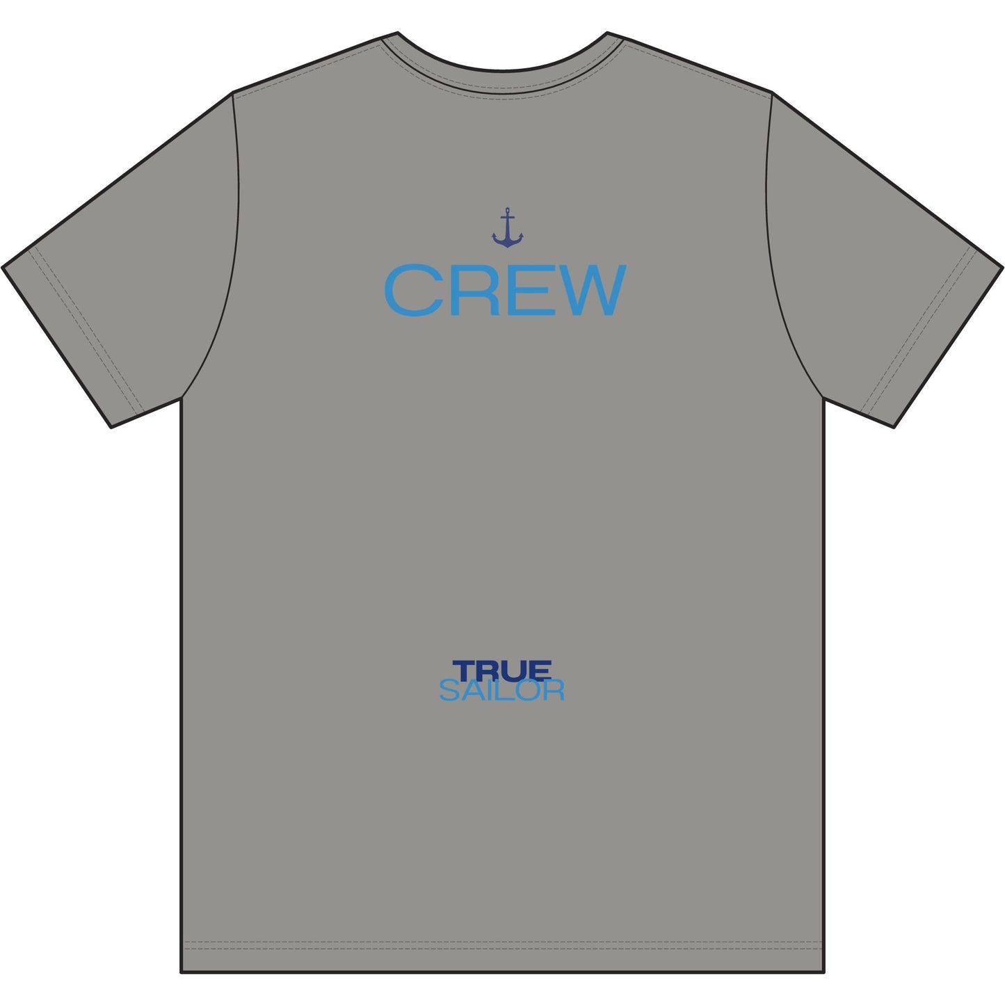 Crew Performance Tee - Nautical Sailboat Athletic Shirt - Sailing Gift for Men/Women - Matching Boat Crew Apparel - Moisture Wicking UV Sun Protection Shirt