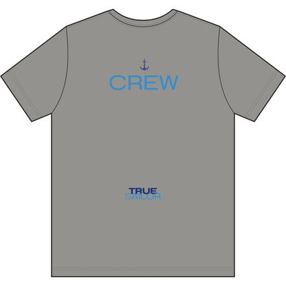 Crew Performance Tee - Nautical Sailboat Athletic Shirt - Sailing Gift for Men/Women - Matching Boat Crew Apparel - Moisture Wicking UV Sun Protection Shirt
