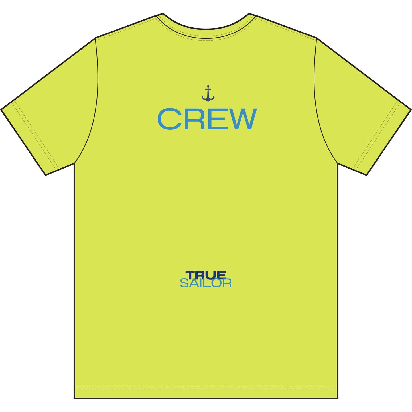 Crew Performance Tee - Nautical Sailboat Athletic Shirt - Sailing Gift for Men/Women - Matching Boat Crew Apparel - Moisture Wicking UV Sun Protection Shirt