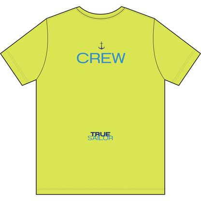 Crew Performance Tee - Nautical Sailboat Athletic Shirt - Sailing Gift for Men/Women - Matching Boat Crew Apparel - Moisture Wicking UV Sun Protection Shirt
