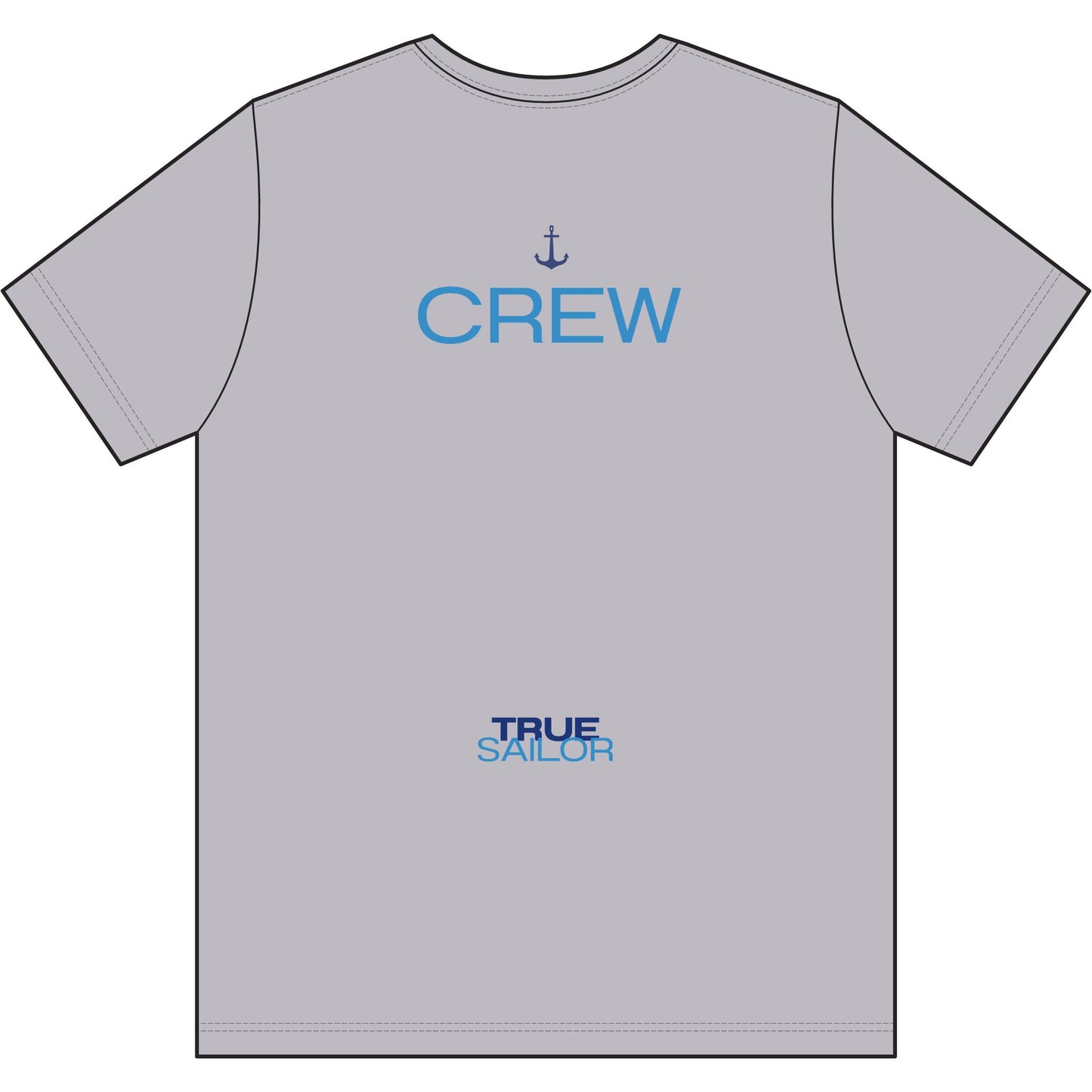 Crew Performance Tee - Nautical Sailboat Athletic Shirt - Sailing Gift for Men/Women - Matching Boat Crew Apparel - Moisture Wicking UV Sun Protection Shirt