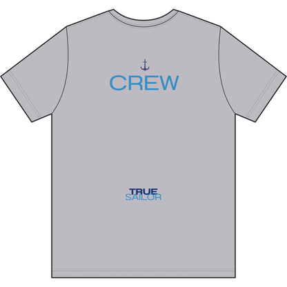Crew Performance Tee - Nautical Sailboat Athletic Shirt - Sailing Gift for Men/Women - Matching Boat Crew Apparel - Moisture Wicking UV Sun Protection Shirt