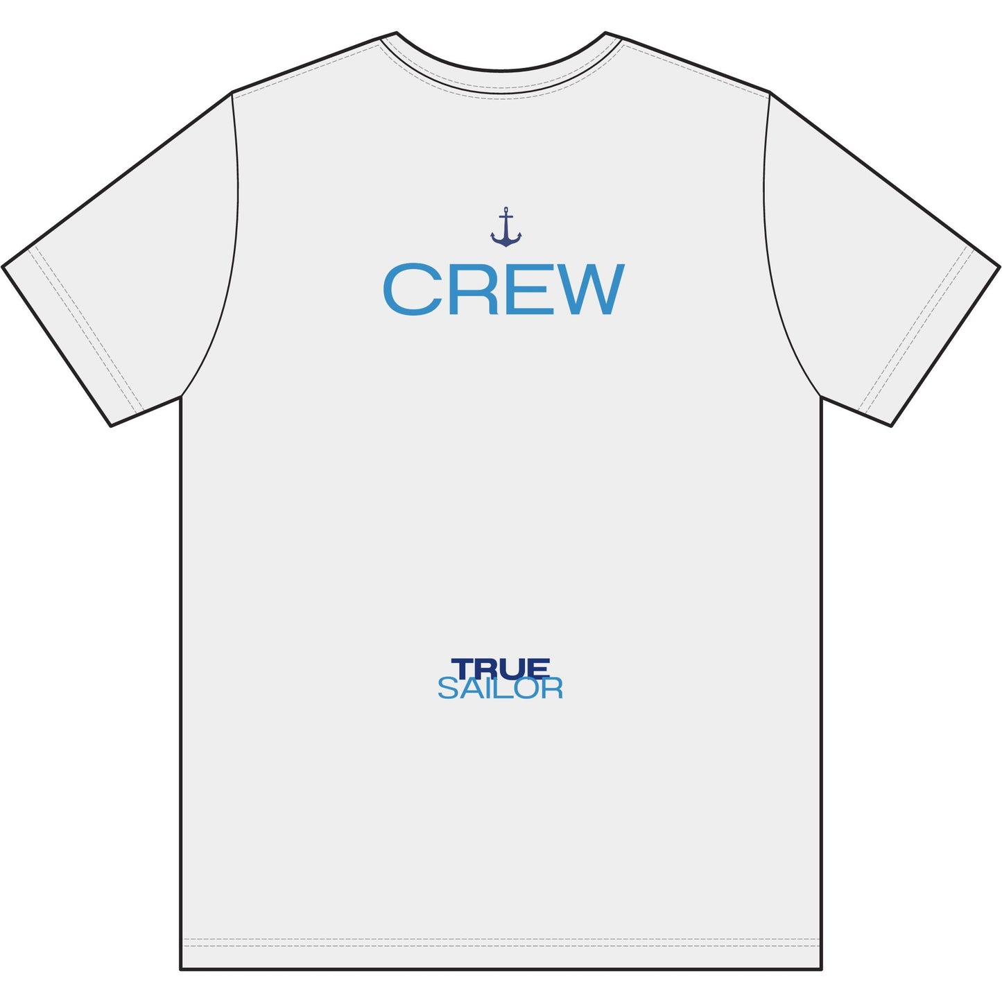 Crew Performance Tee - Nautical Sailboat Athletic Shirt - Sailing Gift for Men/Women - Matching Boat Crew Apparel - Moisture Wicking UV Sun Protection Shirt