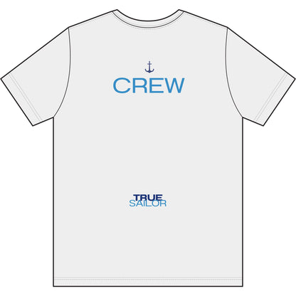 Crew Performance Tee - Nautical Sailboat Athletic Shirt - Sailing Gift for Men/Women - Matching Boat Crew Apparel - Moisture Wicking UV Sun Protection Shirt