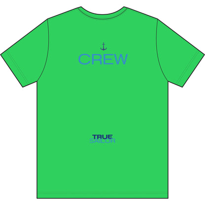 Crew Performance Tee - Nautical Sailboat Athletic Shirt - Sailing Gift for Men/Women - Matching Boat Crew Apparel - Moisture Wicking UV Sun Protection Shirt