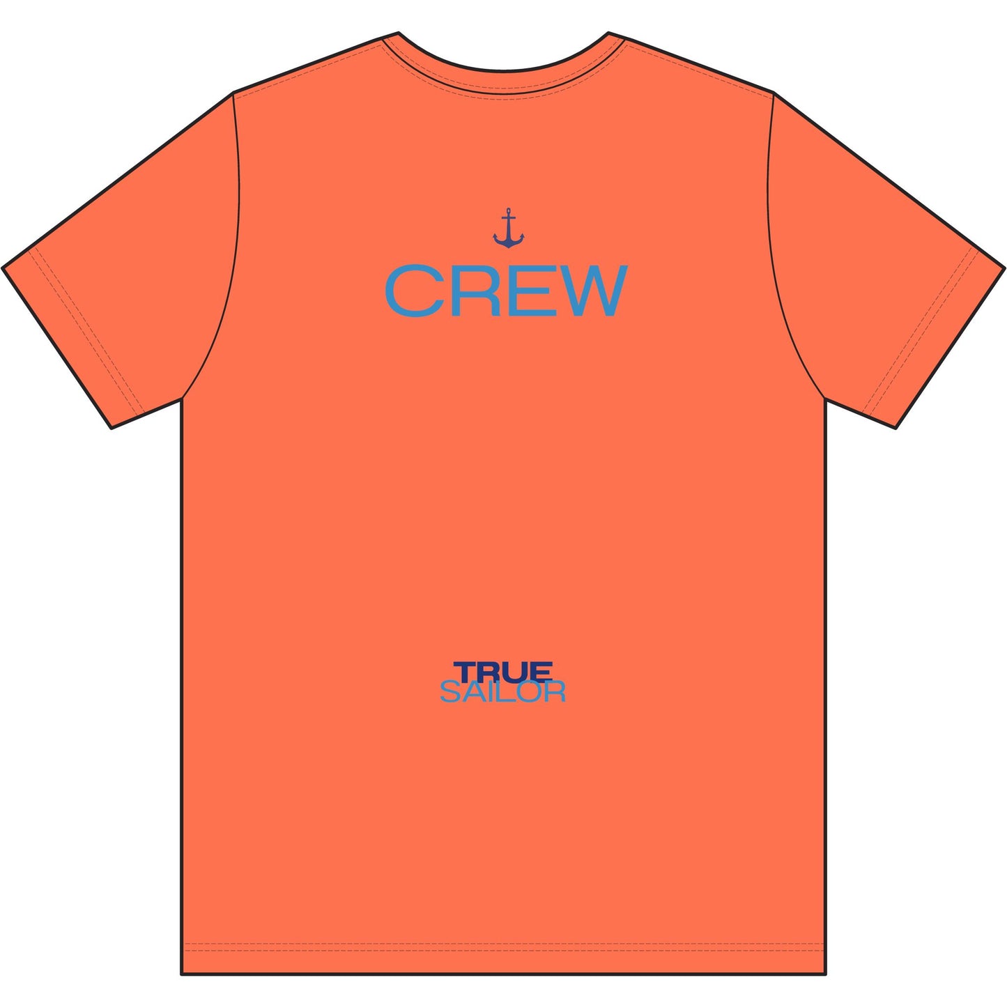 Crew Performance Tee - Nautical Sailboat Athletic Shirt - Sailing Gift for Men/Women - Matching Boat Crew Apparel - Moisture Wicking UV Sun Protection Shirt