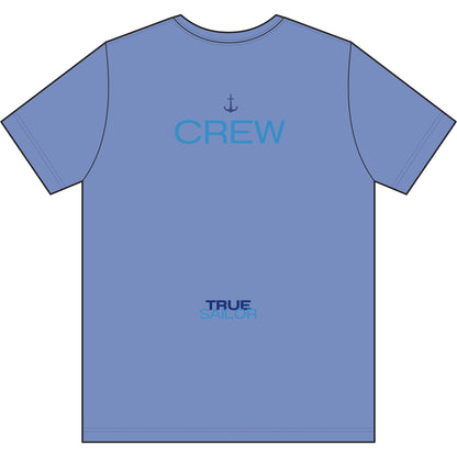 Crew Performance Tee - Nautical Sailboat Athletic Shirt - Sailing Gift for Men/Women - Matching Boat Crew Apparel - Moisture Wicking UV Sun Protection Shirt