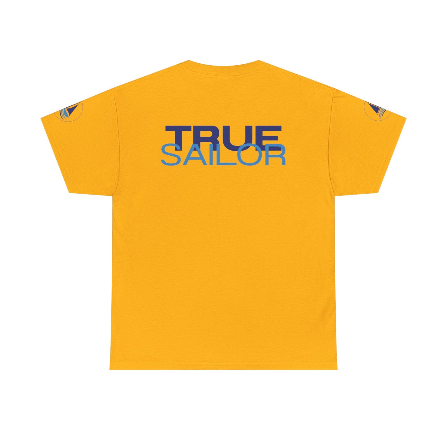 True Sailor Sunset T-Shirt "The Witness of Light" — Sailboat Sunset Graphic Tee with "True Sailor" Back