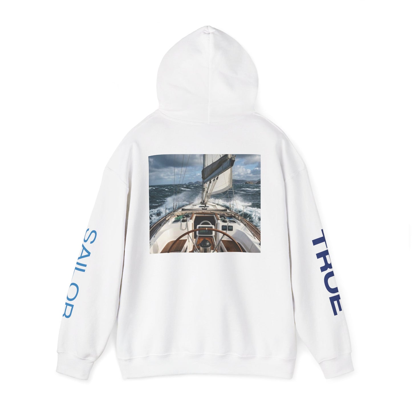 Sailor True Hoodie — Nautical Sailing Graphic Hooded Sweatshirt